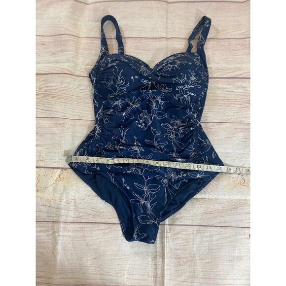 Nip Tuck Swimwear Women's Garden Line Foil Twist Swimsuit - 8 - Picture 7 of 14